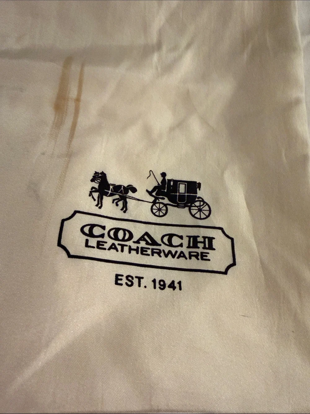 Set of 2 Coach Dust Bags
